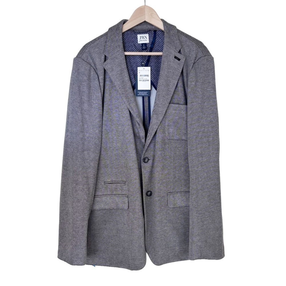 JWN Grey Opal Oxford Sport Coat Size XL